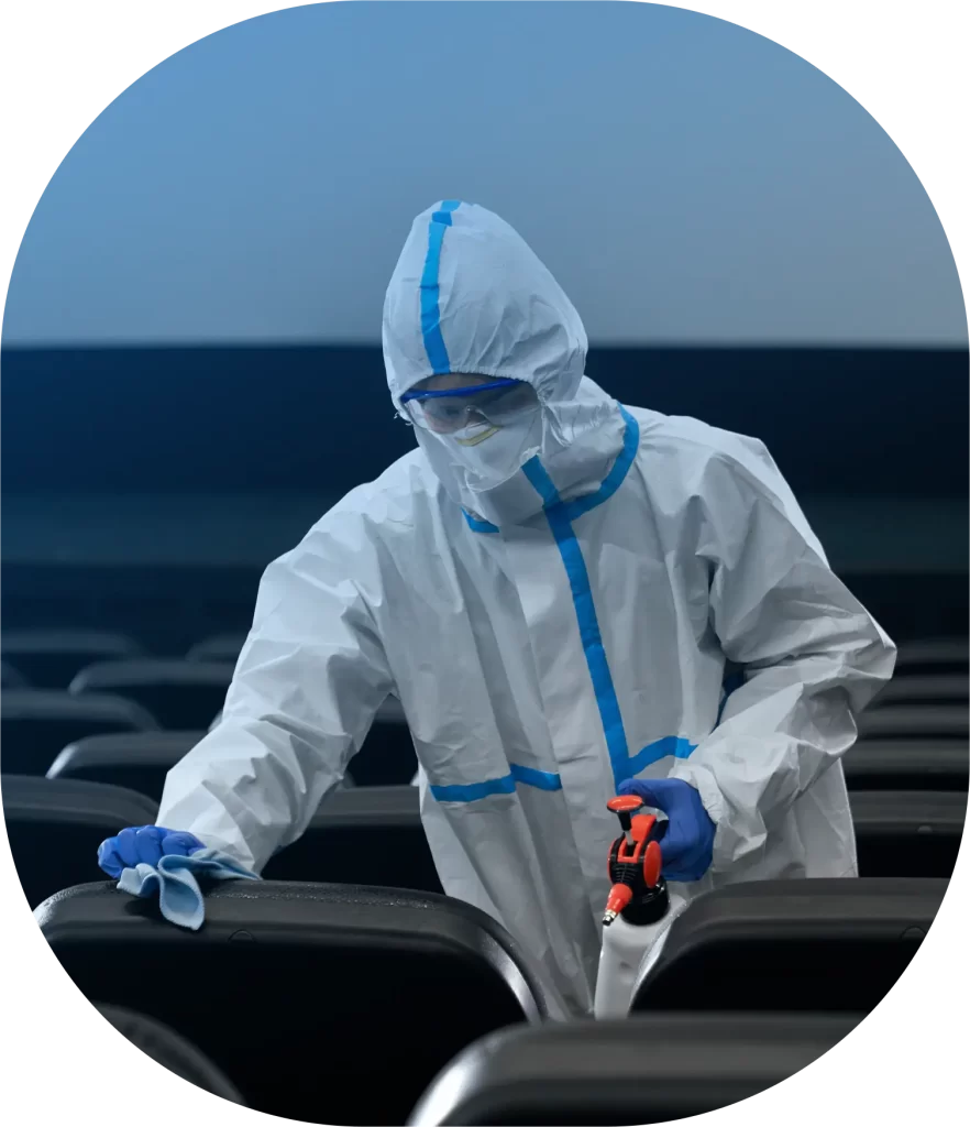 protective suit disinfectblock